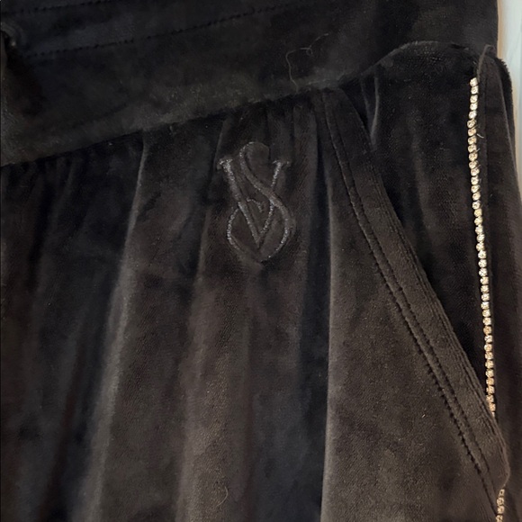 Victoria's Secret Rhinestone Velour Joggers - Picture 3 of 8